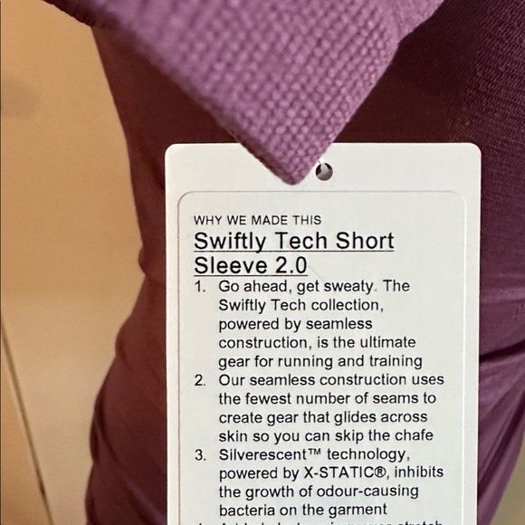 lululemon Swiftly Tech Short-Sleeve Shirt 2.0 Hip Length - Picture 4 of 11